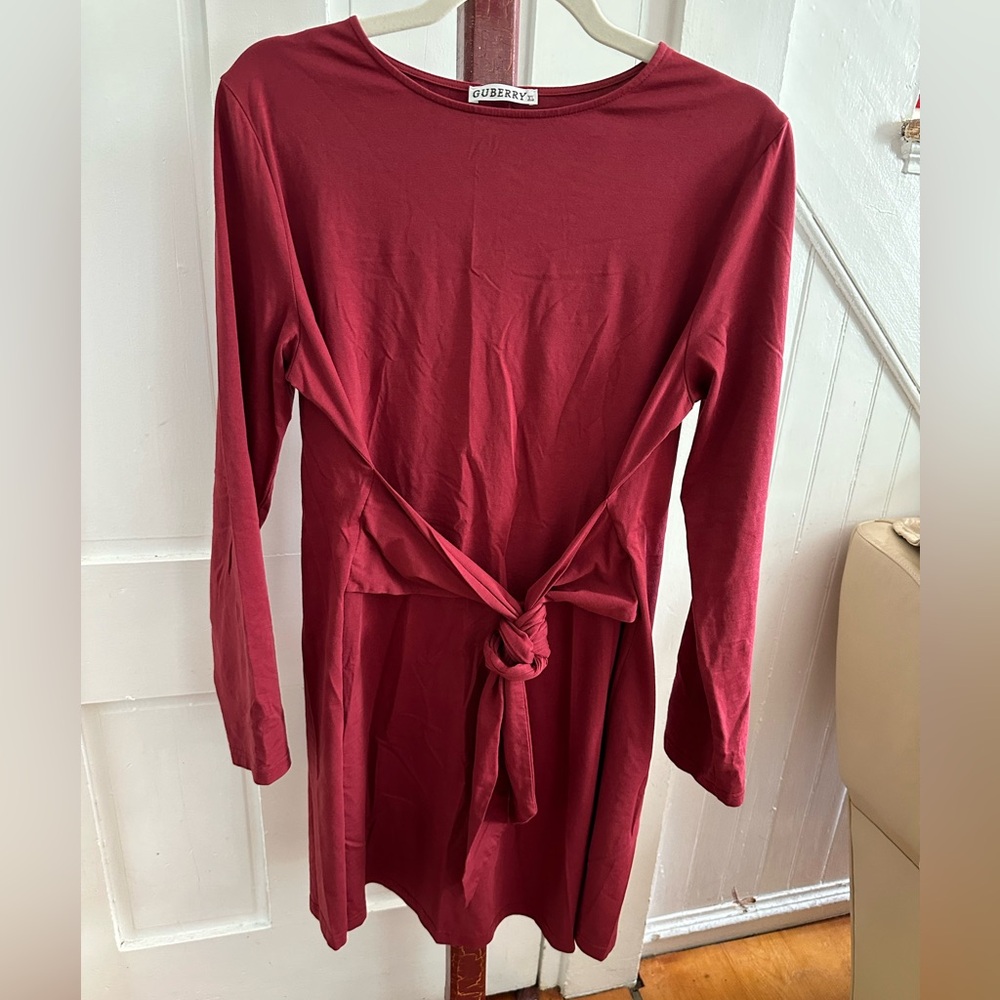 Guberry Women’s XL Casual Wrap / Front Tie Dress Bodycon/ Slim Fit | SKU 0320